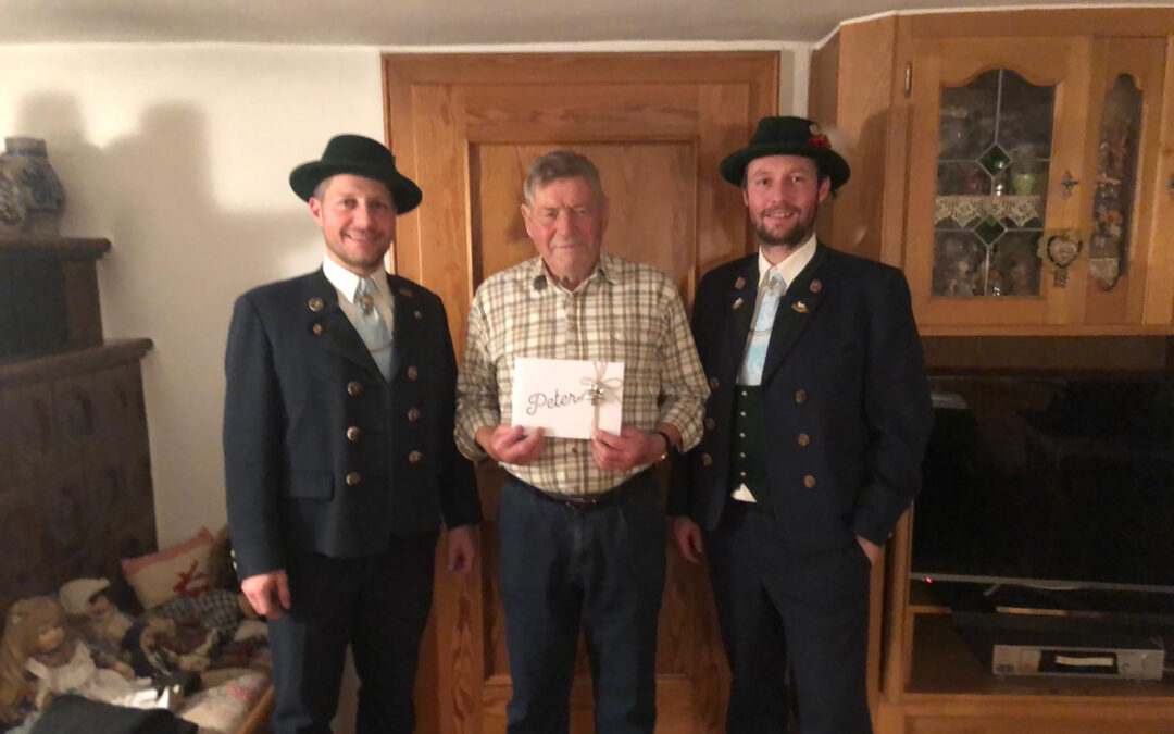 Herzliche Glückwünsche gehen an Peter Hartwimmer