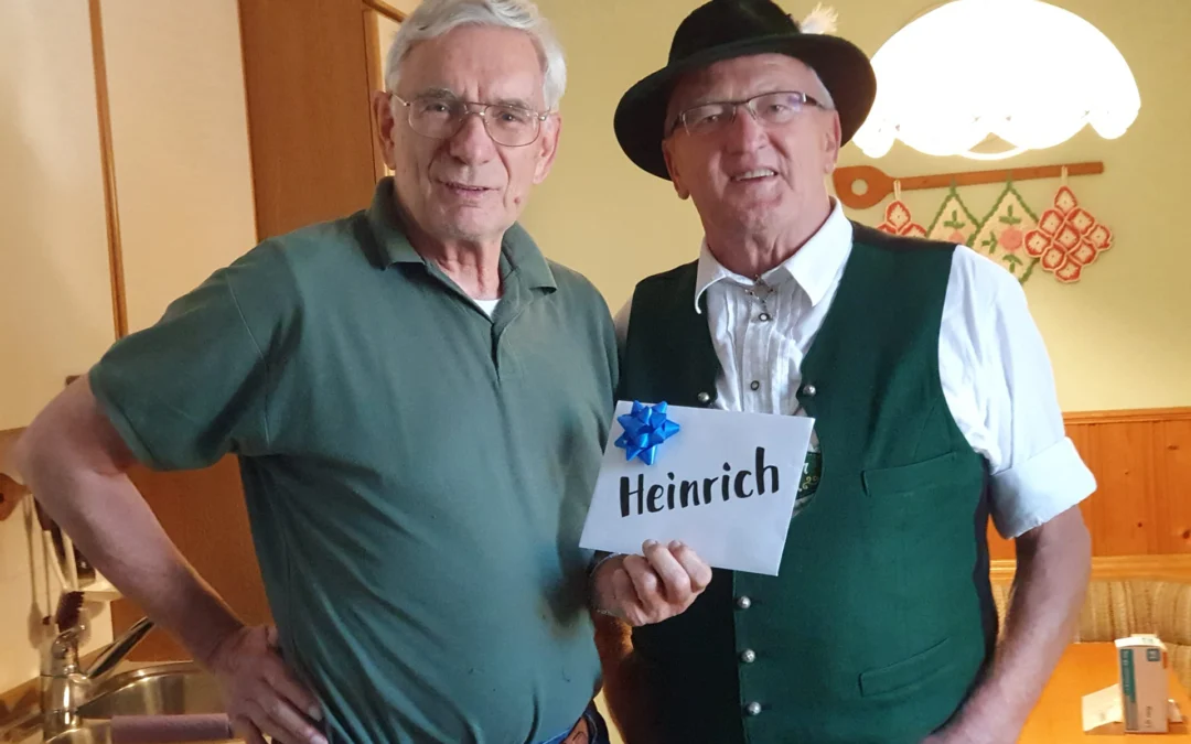 Alles Gute Heinrich Huber!