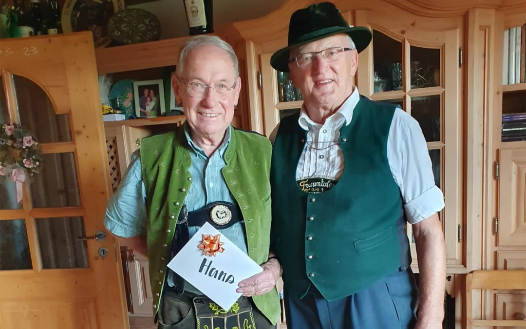 Hans Müller feiert 85. Geburtstag!