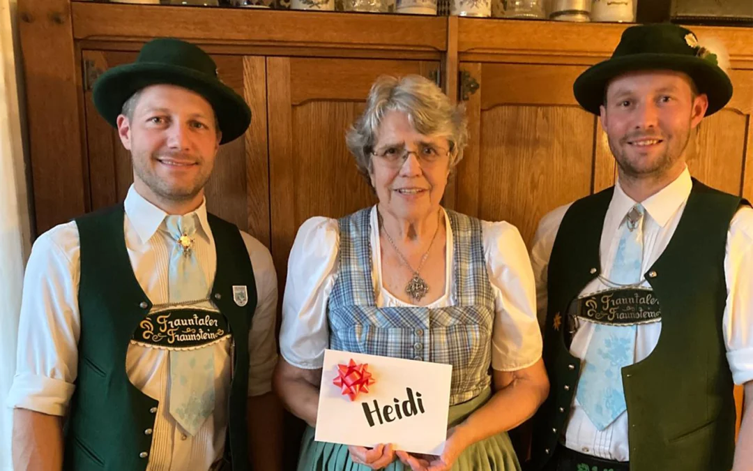 Heidi Schultes feiert 80. Geburtstag – Herzlichen Glückwunsch!