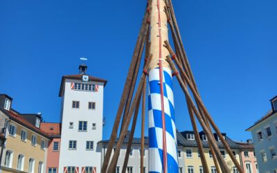 Maibaumaufstellen 2026 in Traunstein